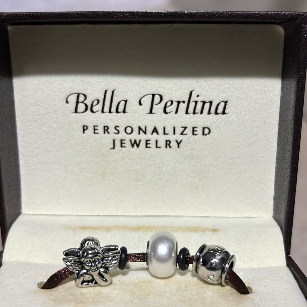 Bella Perlina Faith & Angel Charms NEW! NIB